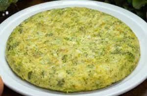Recetas de aperitivos típicos de Chile 157 Receta de tortilla de brócoli - Comidas Chilenas