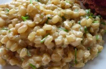 Receta de risotto de mote chileno: Comida fusión latinoamericana
