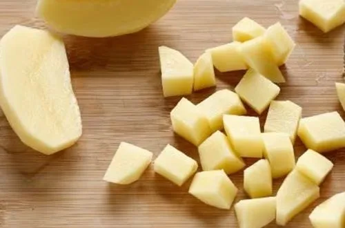 Papas en cubos Papas en cubos