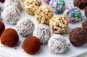 Recetas de postres típicos de Chile 147 Receta de trufas de chocolate - Comidas Chilenas