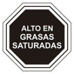 Alto en grasas saturadas