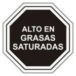 Alto en grasas saturadas