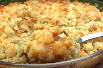 Receta de crumble de manzana original Receta de crumble de manzana original