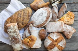 Panes de masa madre en polvo
