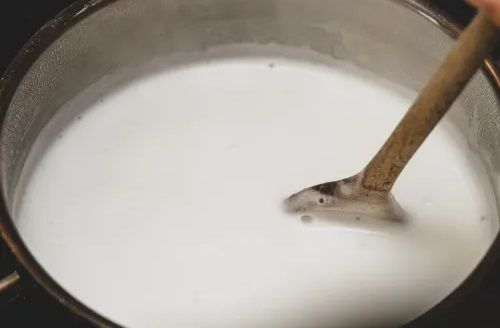 Calentar la leche