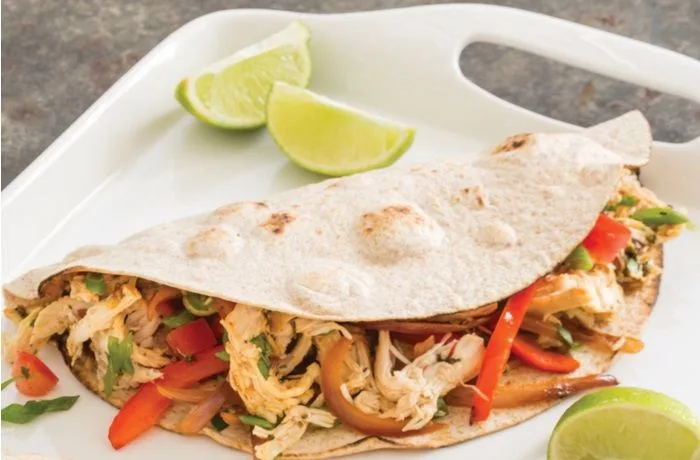 Receta de fajitas de pollo - Comidas Chilenas