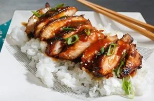 Receta de pollo teriyaki japonés