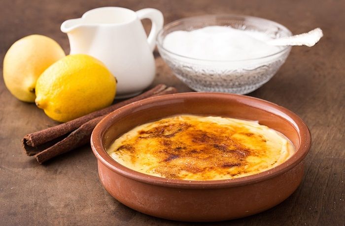 Receta de crema catalana original Receta de crema catalana original