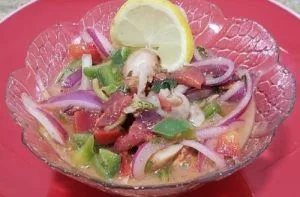 Recetas de aperitivos típicos de Chile 85 Receta de ceviche de piures - Comidas Chilenas