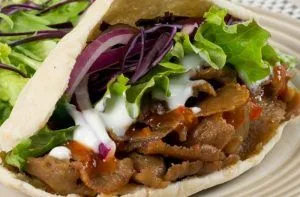 Receta de kebab turco