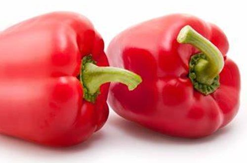Pimentones rojos