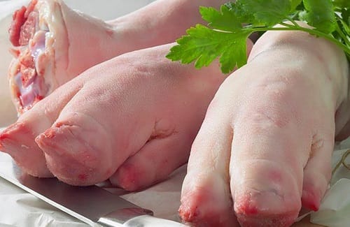 Patas de cerdo Patas de cerdo