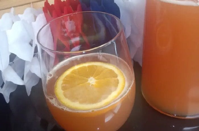 Receta de chicha de uva con naranja chilena Receta de chicha de uva con naranja chilena