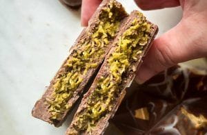 Receta de choolate de Dubái