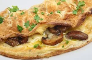Recetas de aperitivos típicos de Chile 22 Receta de omelette de champiñones