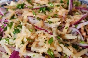 Recetas de ensaladas típicas de Chile 3 Receta ensalada de membrillo rallado