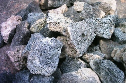 Piedra volcánica
