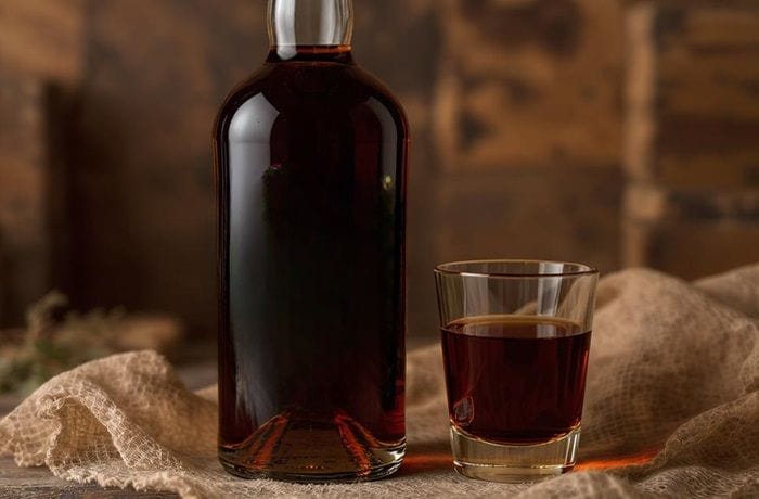 Receta de licor tipo bitter Araucano