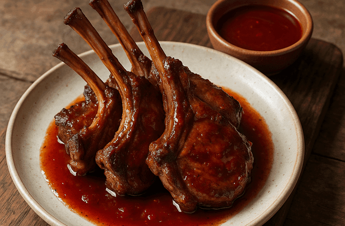 Receta de cordero en salsa de rosa mosqueta Receta de cordero en salsa de rosa mosqueta