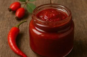 Recetas de salsas y aderezos típicos de Chile 2 Salsa de rosa mosqueta picante