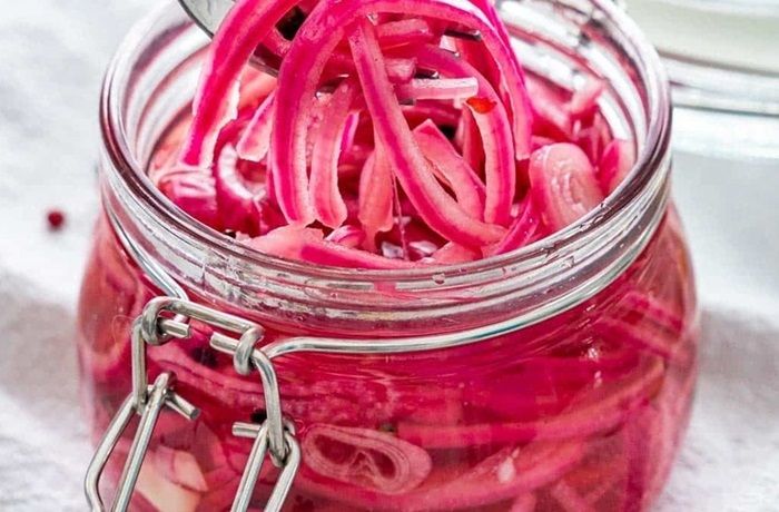 Receta de cebolla roja encurtida