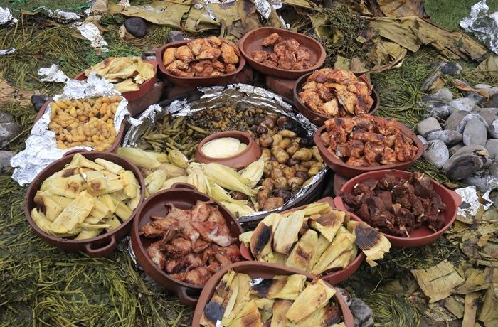 Receta de pacahmanka quechua