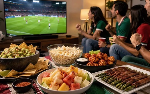 Hinchas viendo el mundial